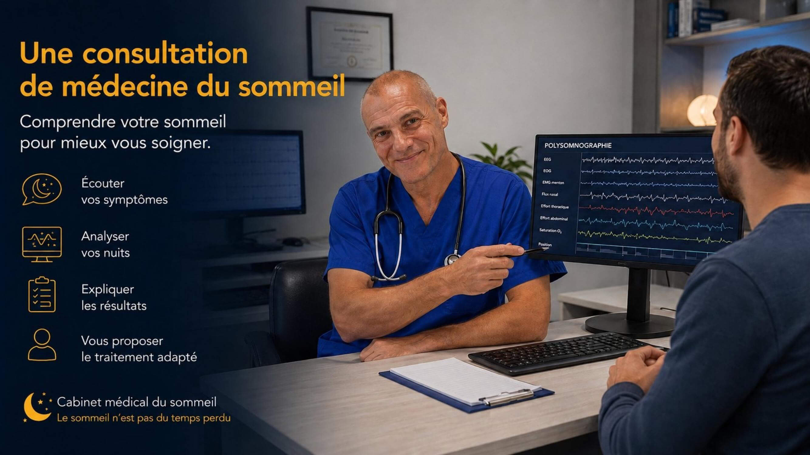 Consultation de médecine du sommeil